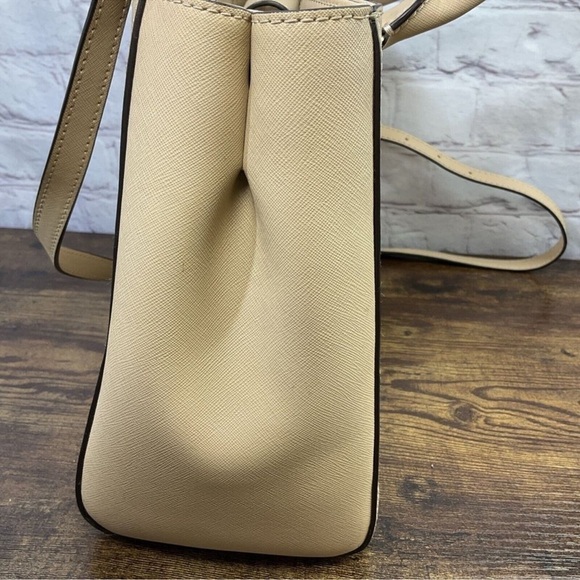 Michael Kors Sutton Khaki Purse Shoulder bag satchel EUC - Picture 6 of 11